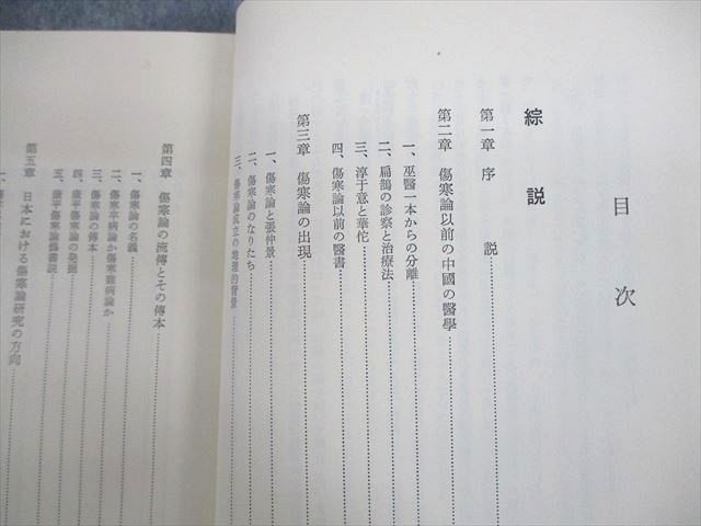 UN11-010 創元社 臨床応用 傷寒論解説 東洋医学選書 1976 大塚敬節