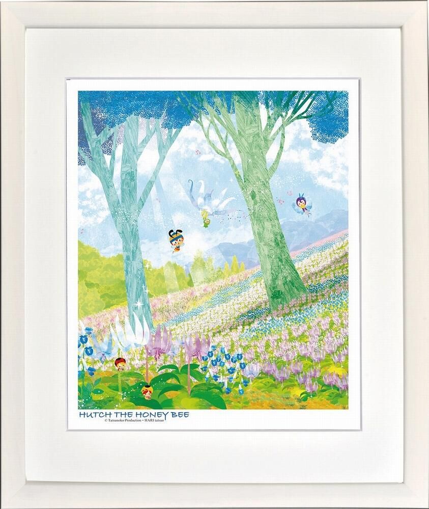 Amazon.co.jp: はりたつお ハッチと夏の隅田川 ジクレー 版画 風景画