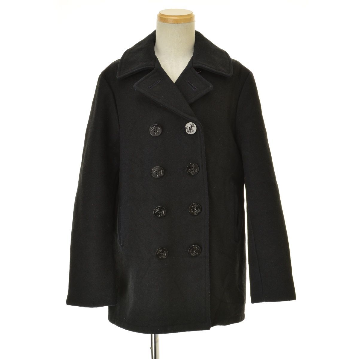 Schott ショット ミリタリーコート ダブルボタン ロングコート Pコート