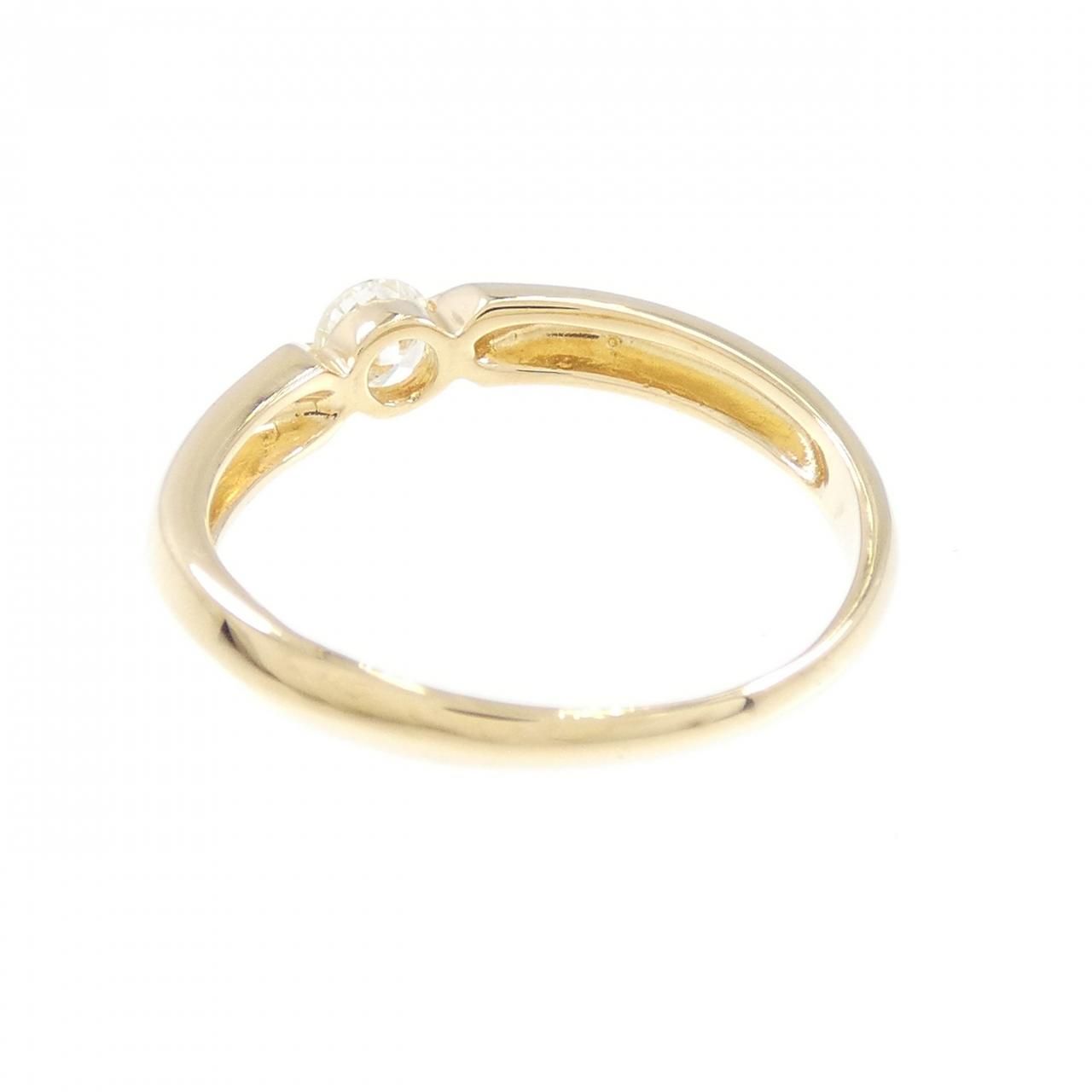 K18YG ソリティア ダイヤモンド リング 0.20CT - メルカリ 