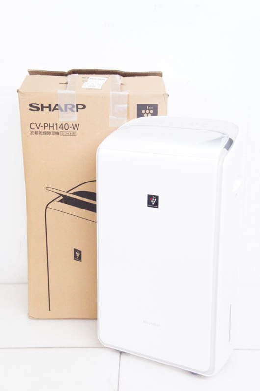 SHARPシャープ 衣類乾燥除湿機 CV-PH140-W ハイブリッド方式 木造18畳まで |鉄筋35畳まで