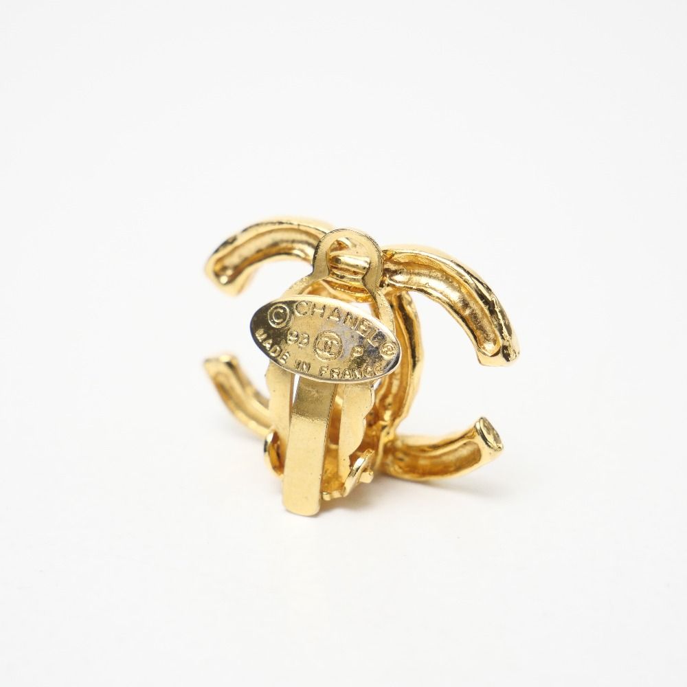 CHANEL シャネル ヴィンテージ イヤリング 93P 片耳 CCロゴ ココマーク