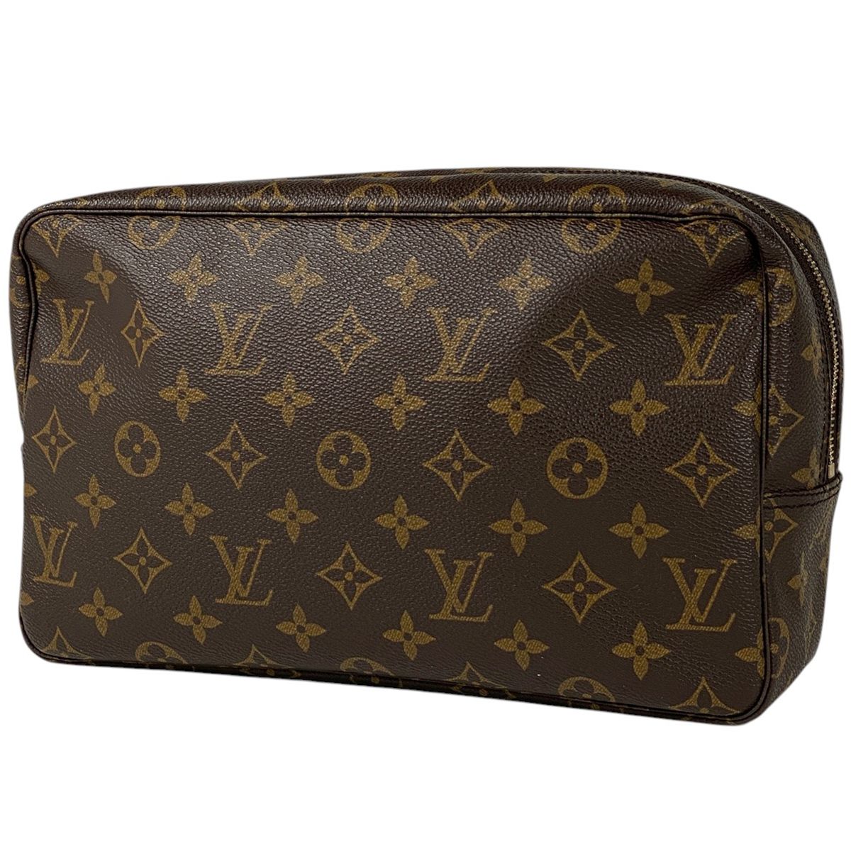 ルイ ヴィトン Louis Vuitton トゥルース トワレット 28 メイク コスメ セカンドバッグ 化粧ポーチ モノグラム ブラウン M47522 レディース