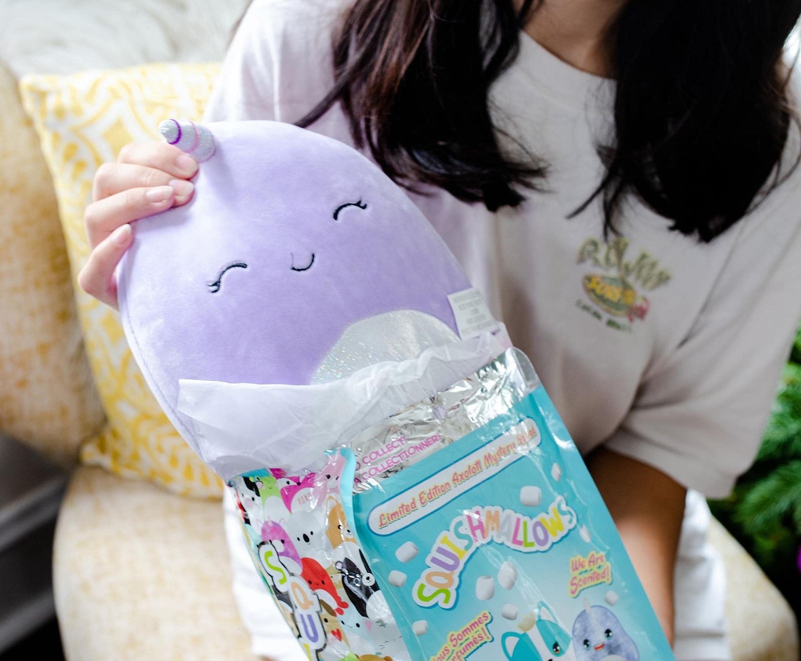 Squishmallow Kellytoy 2020 香り付き ミステリースクワッドバッグ ぬいぐるみシリーズ 1.8インチ 