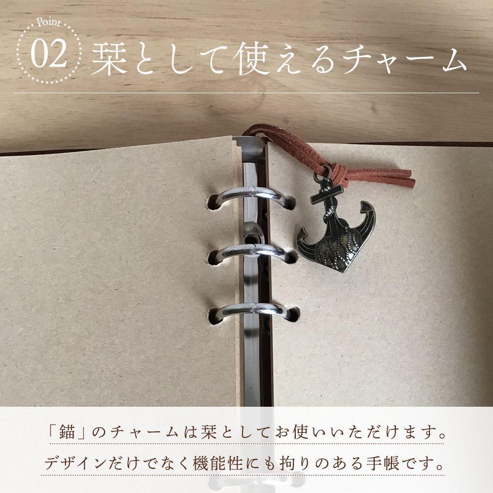 コラージュ手帳 アンティーク PUレザー製 ギフト コラージュ用手帳