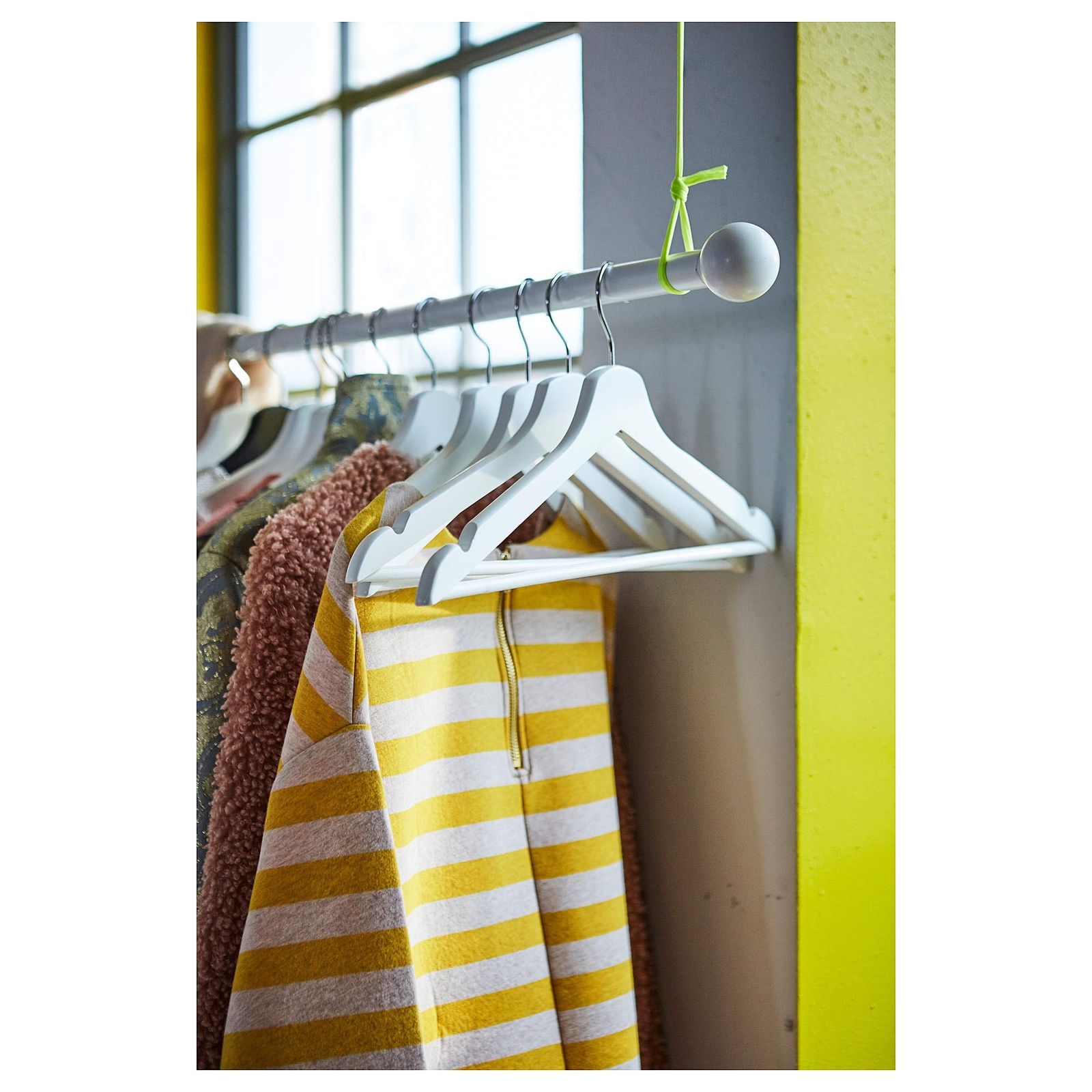 新品 IKEA(イケア) BUMERANG/ブメラング 木製無垢材洋服ハンガー