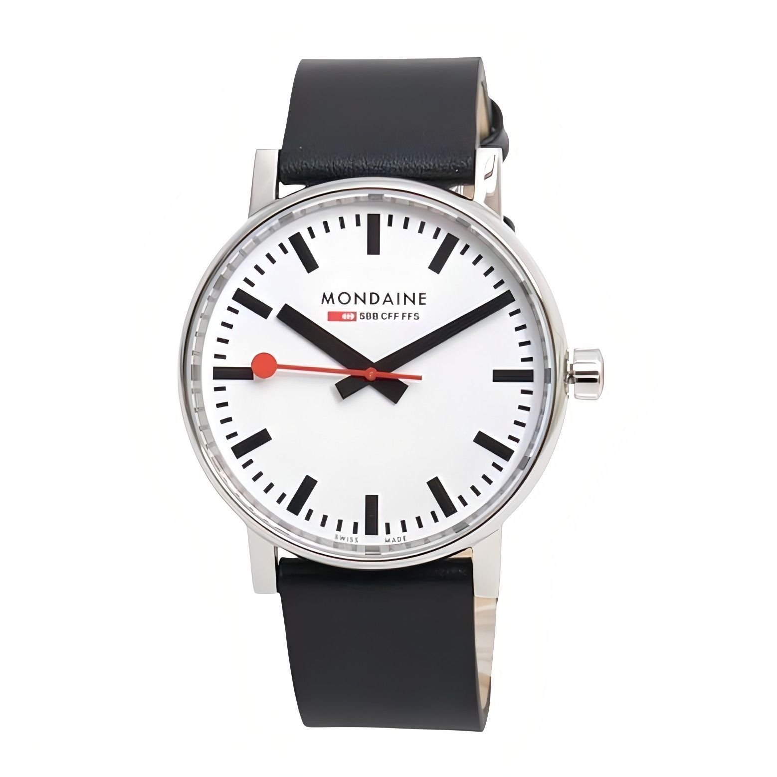 モンディーン MONDAINE 腕時計 エヴォ2 40mm グレープビーガンレザー メンズ クオーツ アナログ ホワイト ブラック レッド おしゃれ 誕生日 記念 プレゼント ギフト 送料無料