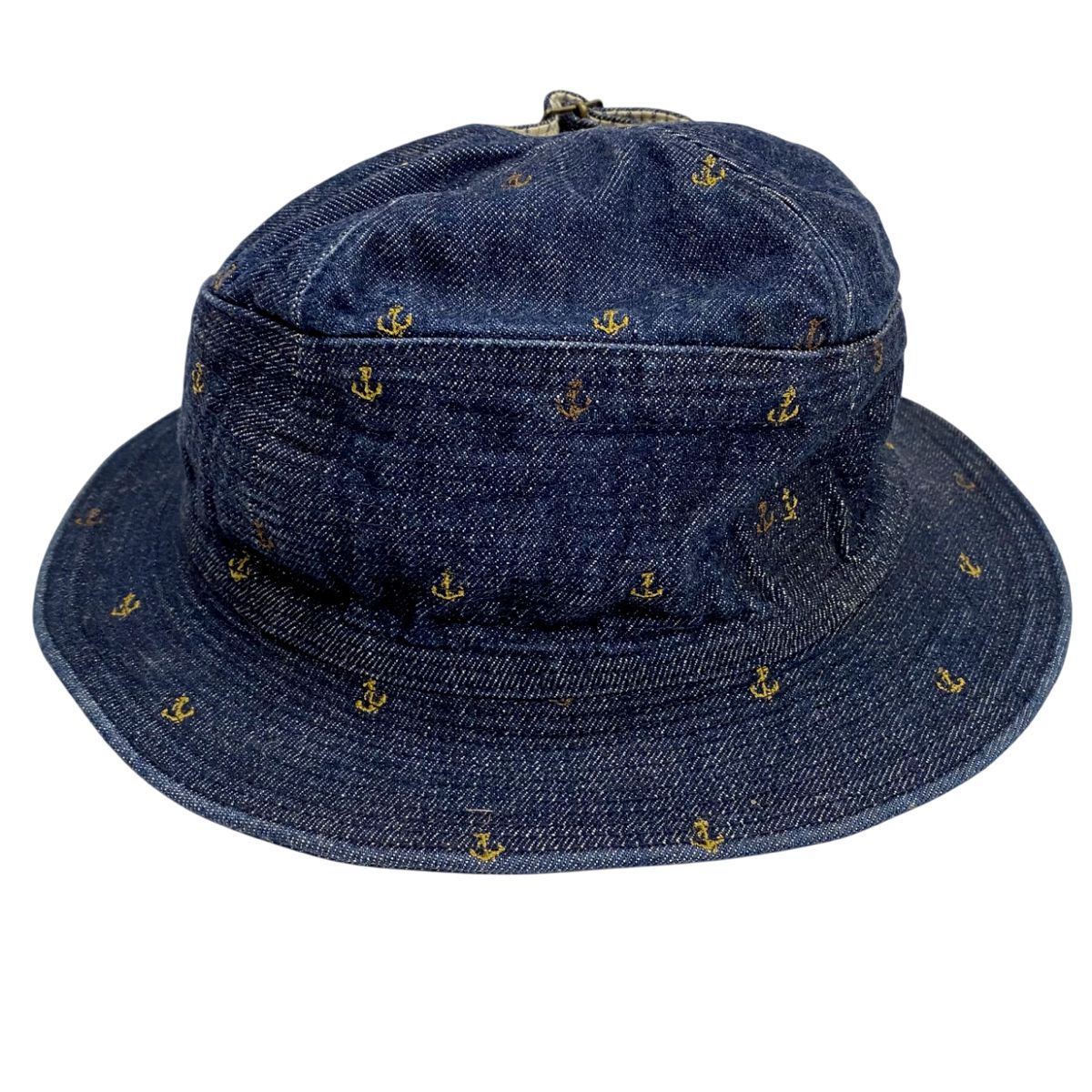 希少 廃盤 KAPITAL キャピタル デニムハット 老人と海 イカリ 刺繍 キャピタル KAPITAL 老人と海 錨刺繍 デニム 帽子 メンズ帽子 ハット