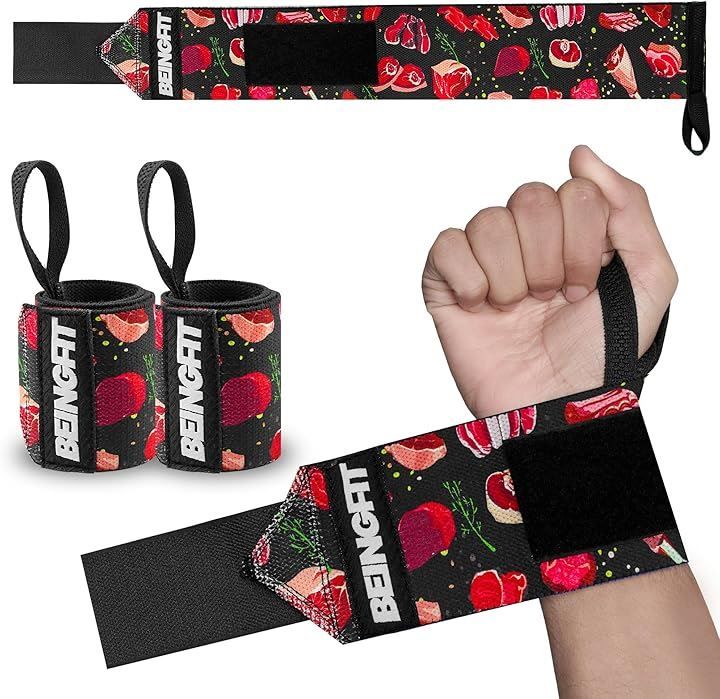 FITPEAK リストラップ 筋トレ ウェイトトレーニング 手首 サポーター×4