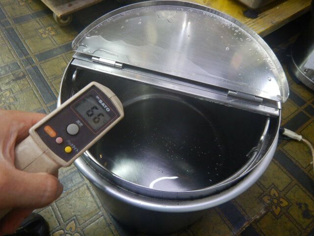 熱研 エバーホット 湯煎式 スープウォーマー オファー NL-8 φ325H350mm