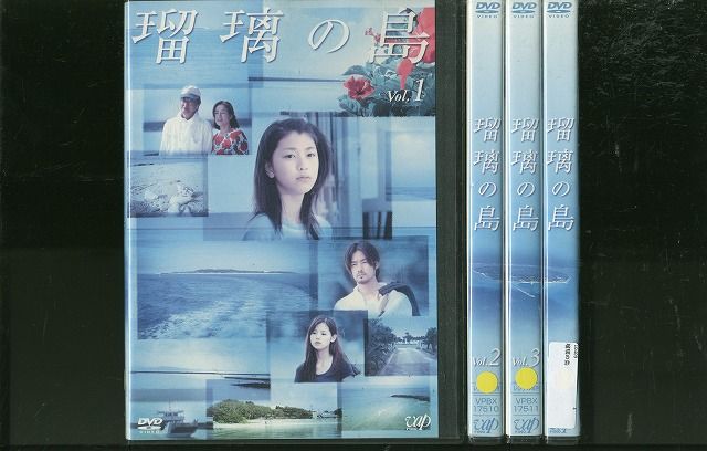 DVD 瑠璃の島 成海璃子 竹野内豊 全4巻 ※ケース無し発送