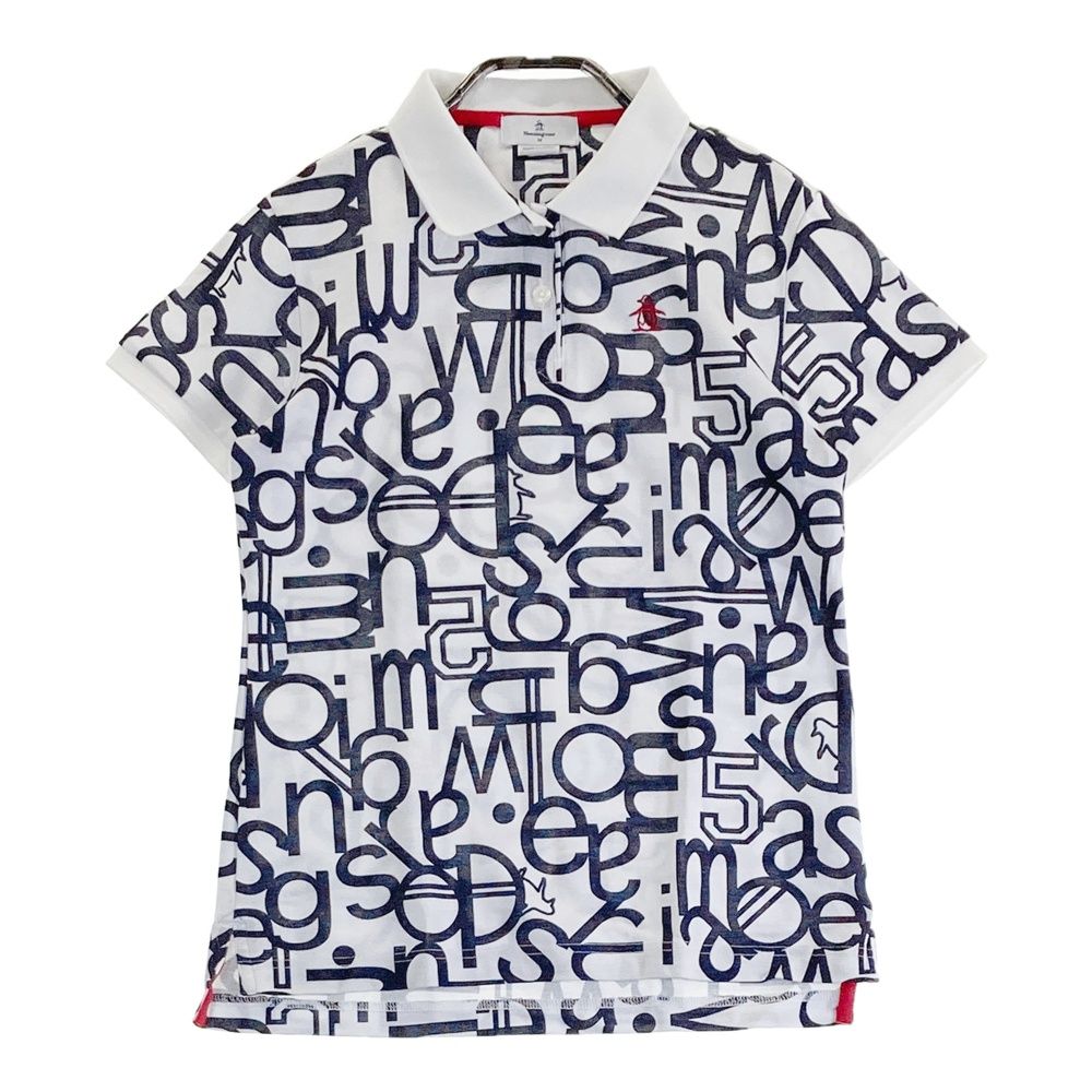 サイズ：M MUNSING WEAR マンシングウェア 半袖ポロシャツ 総柄