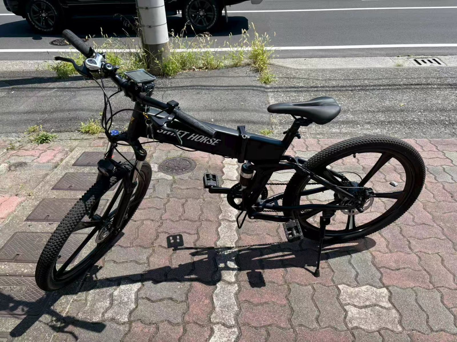 SWIFT HORSE 2 マットブラック 車 折畳み 電動アシスト 自転車 最長100km走行 マウンテンバイク 26インチ 型式認定適合車