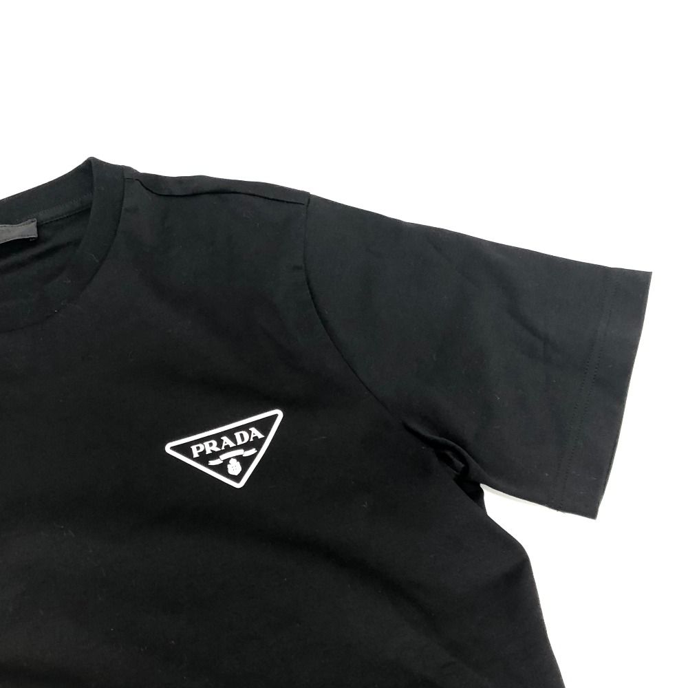 PRADA(プラダ) 半袖Tシャツ ブラック UJN656 13252-23596-1-2.jpg