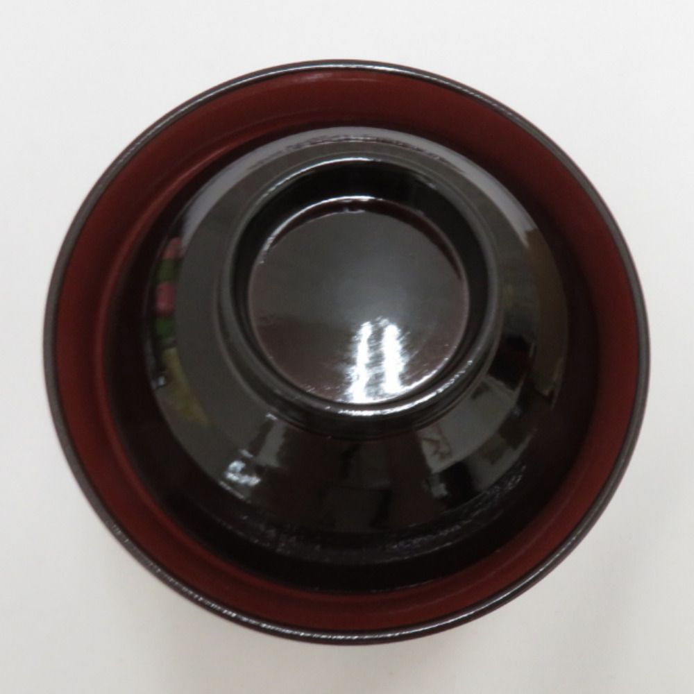 松葉絵　小吸物椀　5個セット 食器 小吸物椀 蓋付き 溜 松葉 漆器 汁椀 箱有 5客組 - メルカリ