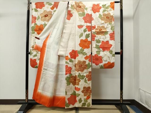豪華色留袖 駒刺繍 浜松文 美品 晴れ着 結え