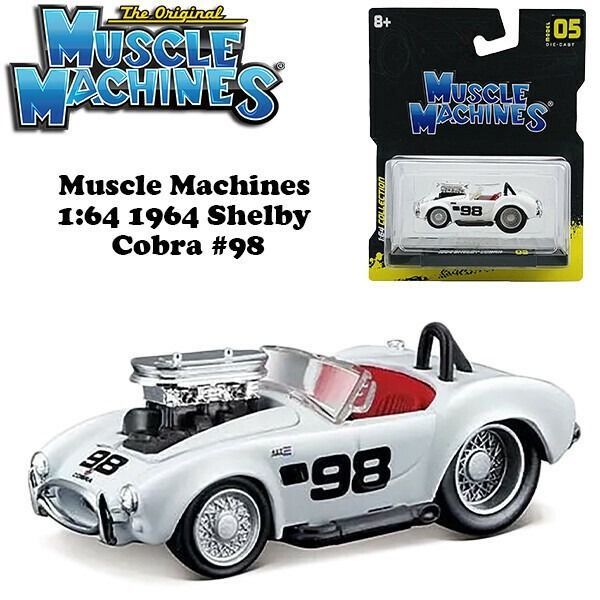 Muscle Machines 1:64 1964 Shelby Cobra シェルビー コブラ #98