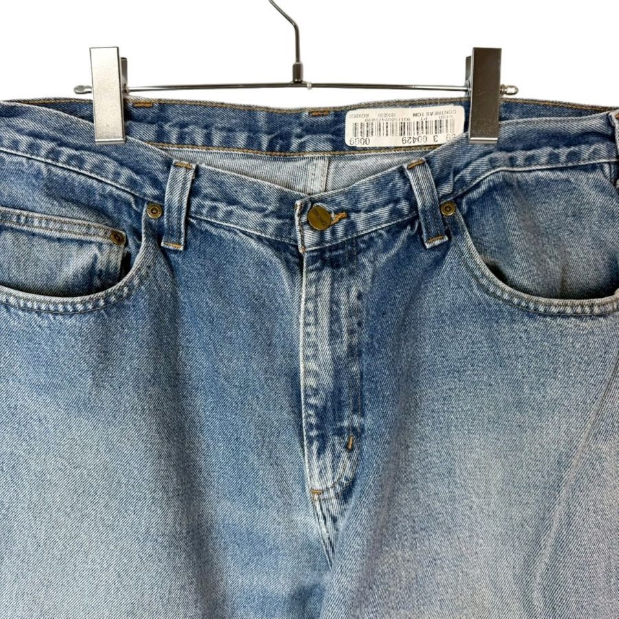 メキシコ製カーハートCarharttデニムパンツウォッシュドデニムロゴタグ
