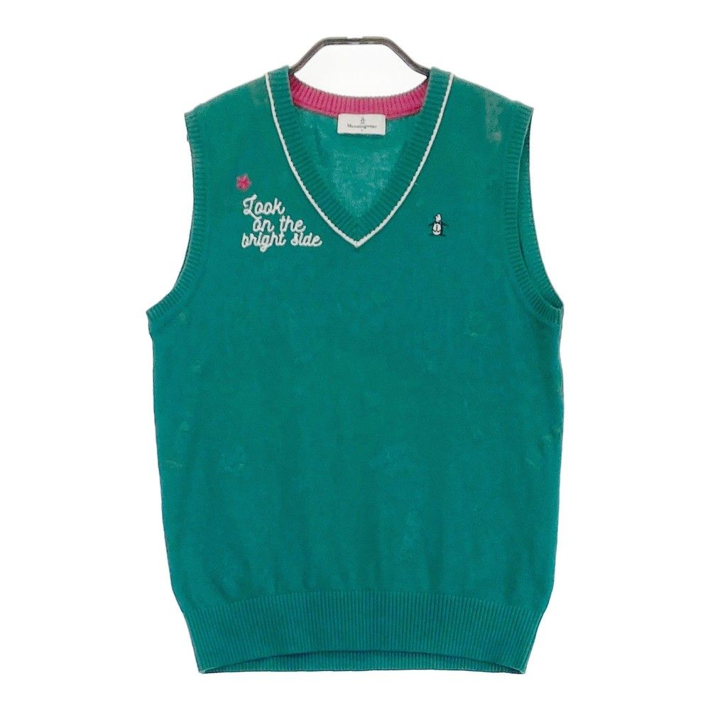 ゴルフ tovho オレンジ花柄ベスト 未使用品 ゴルフ tovho オレンジ花柄