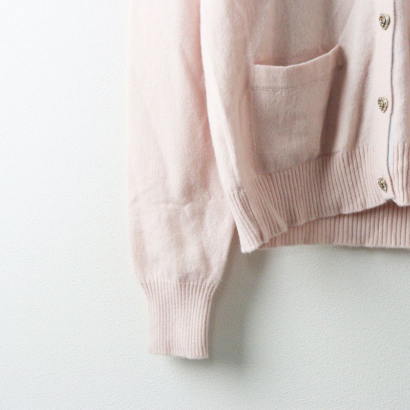 CHANEL ピンク カーディガン MIAMI カシミヤ CHANEL ピンク カーディガン MIAMI カシミヤ