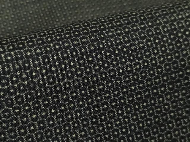 平和屋本店□極上 男性 本場大島紬 アンサンブル 長羽織 100亀甲 総