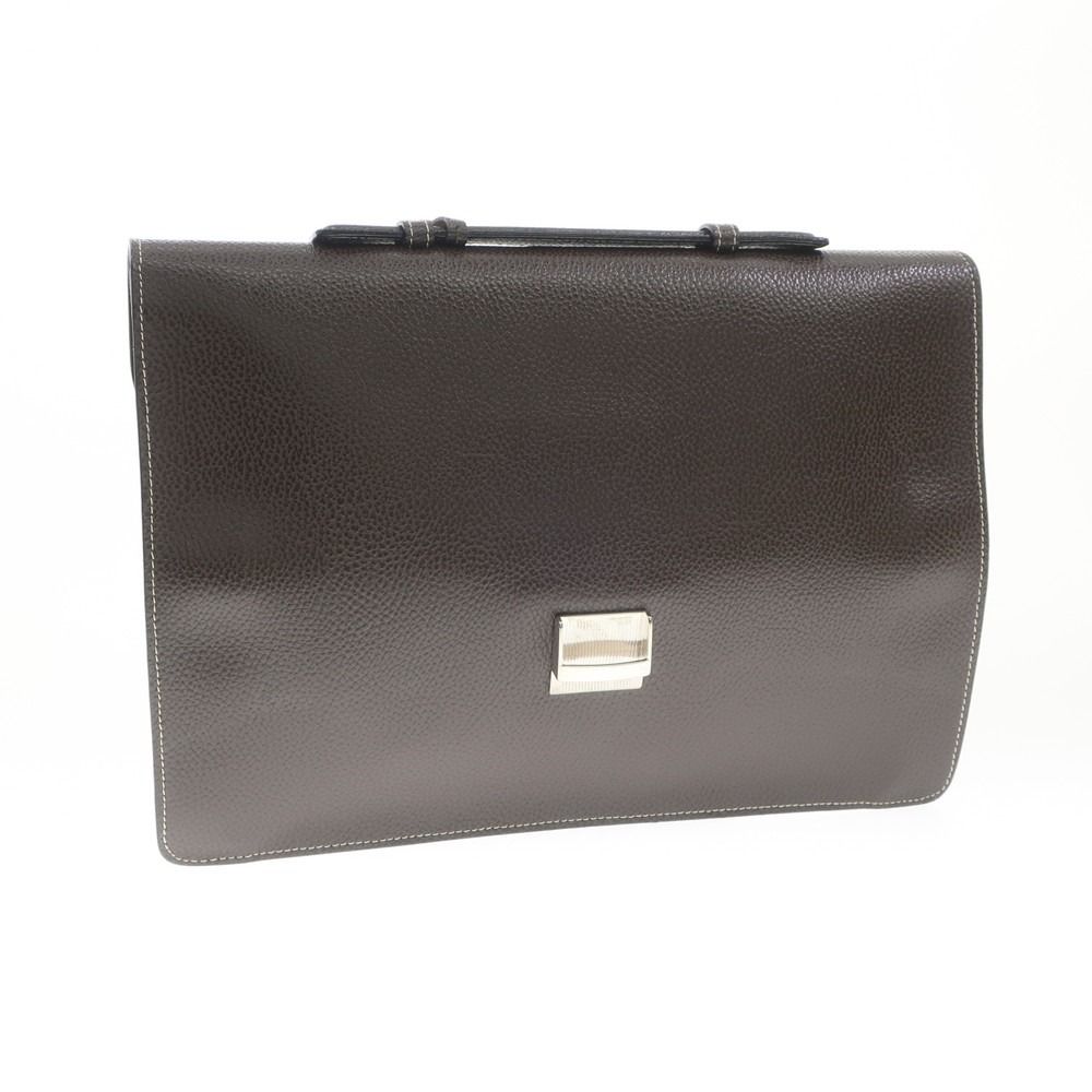 マリネッラ】レザーブリーフケース/クラッチバッグ