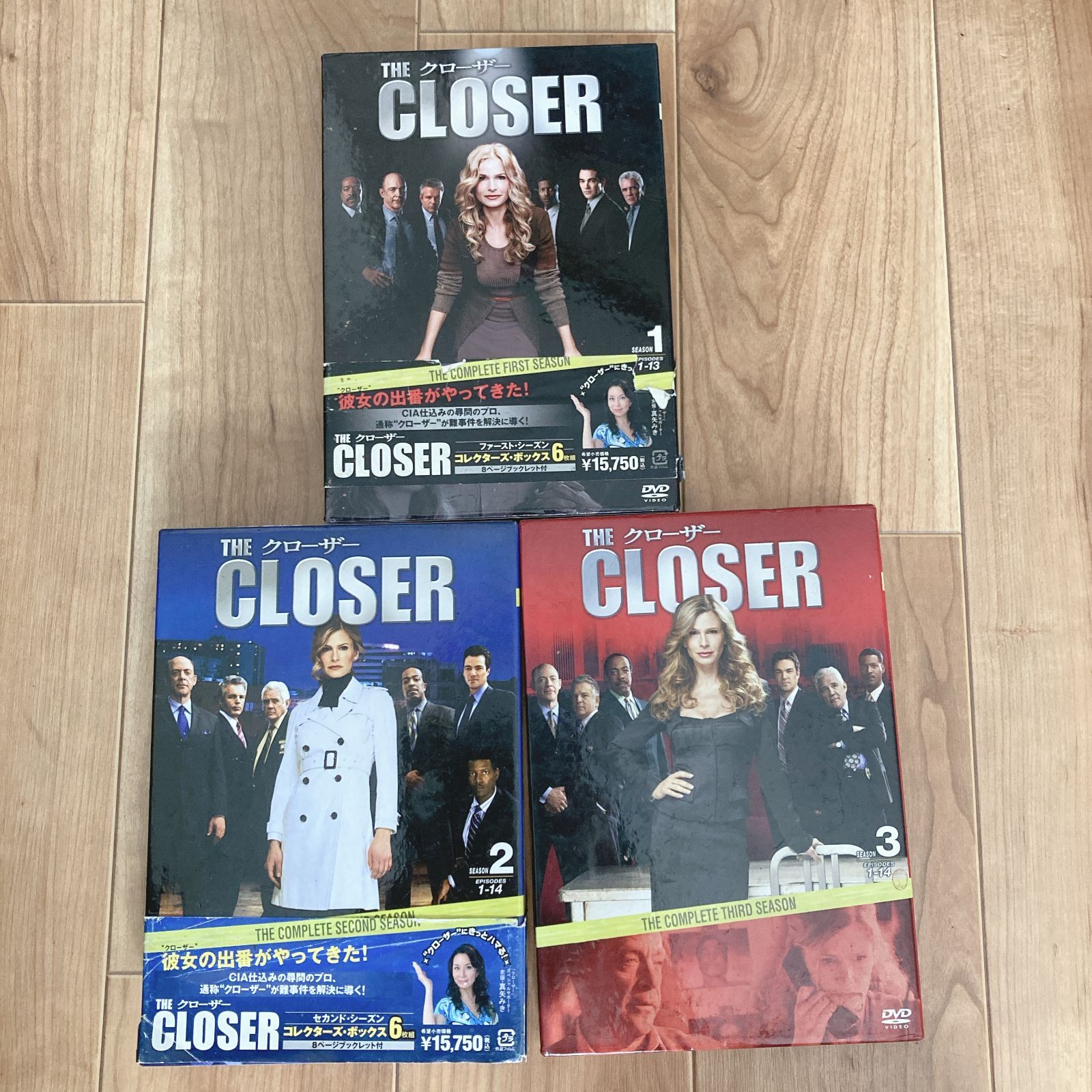 外TVドラマDVD クローザー1 & 2 & 3 コレクターズボックス セット