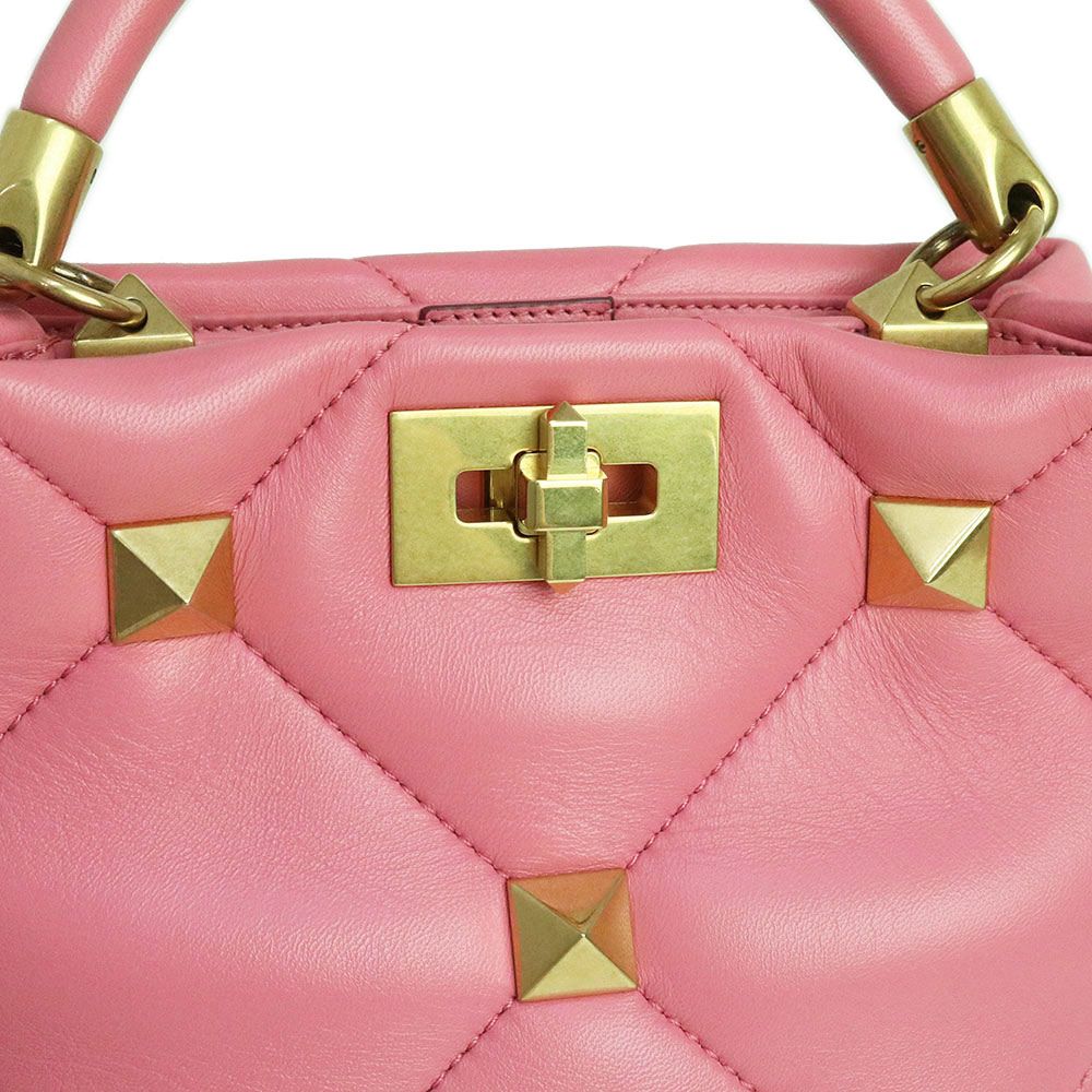 ワープリン様Valentino Garavani バニティ2way ハンドバッグ ワープリン様Valentino Garavani バニティ2way ハンドバッグ