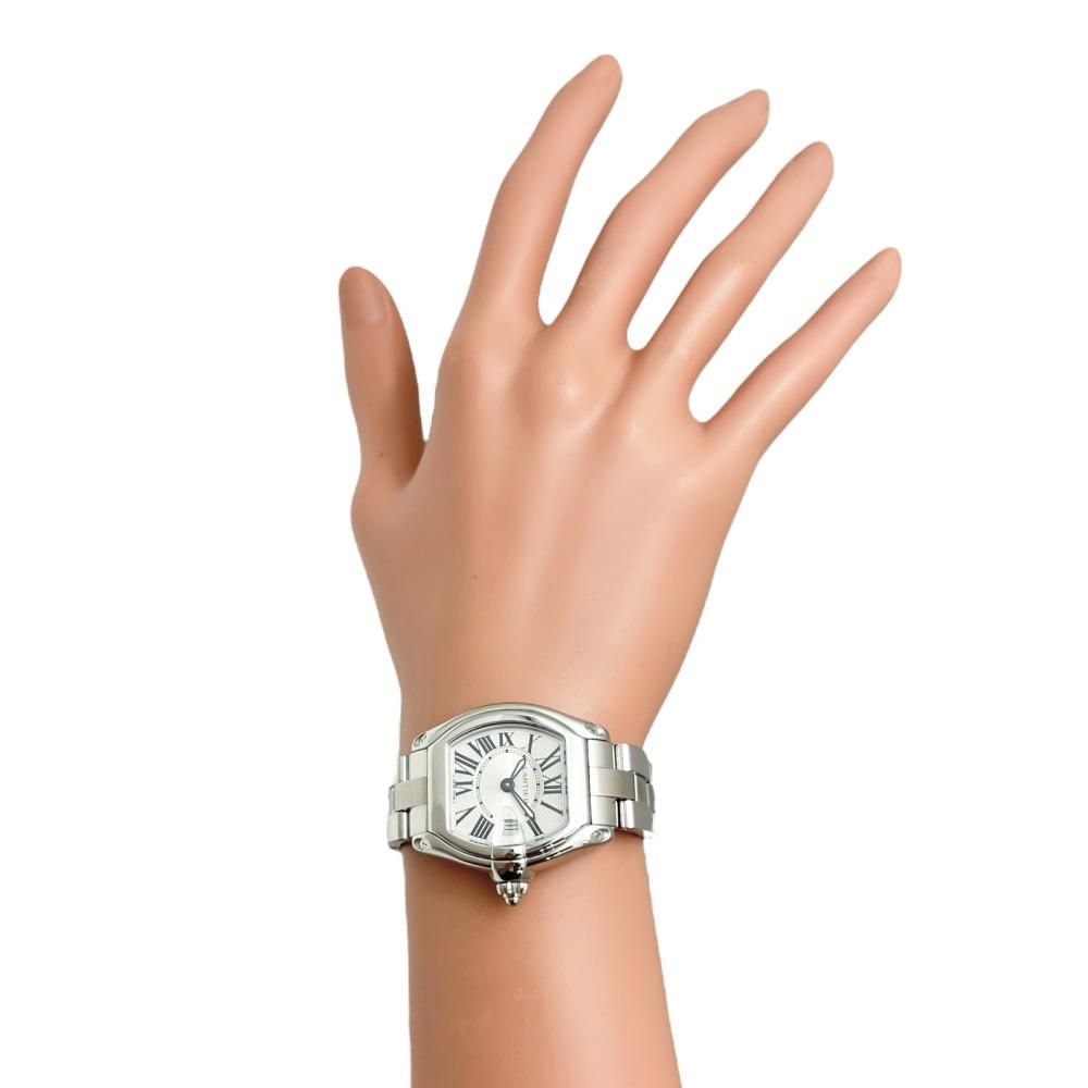 Cartier ステンレススチール 時計 ロードスター レディース カルティエ