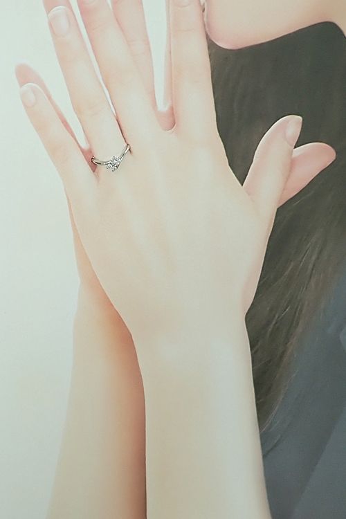 D&D114 ダイヤモンド リング ダイヤモンド Pt900 グレード付き 鑑定書  