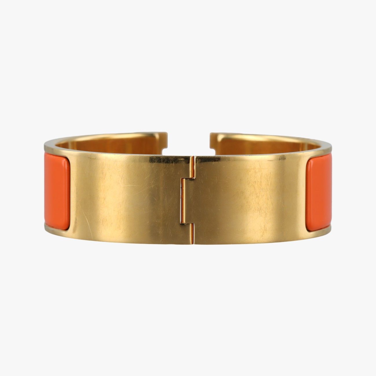 エルメス H型オレンジバングル HERMES エルメス スーパーH バングル HERMESエルメス エルメス