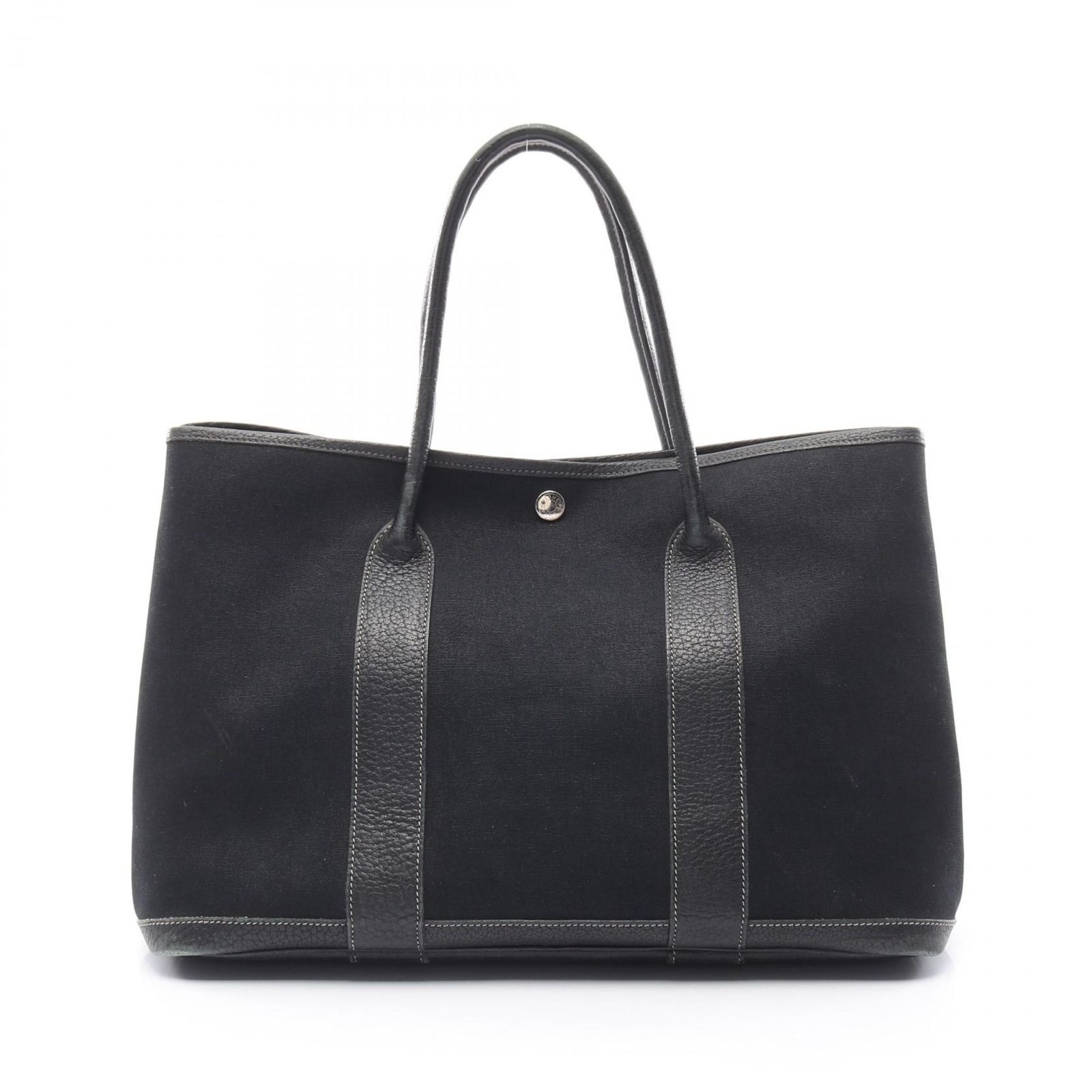 エルメス HERMES トートバッグ ガーデンパーティPM I刻|ﾌﾞﾗｯｸ ブラック レザー ガーデンパーティPM レディース Used C