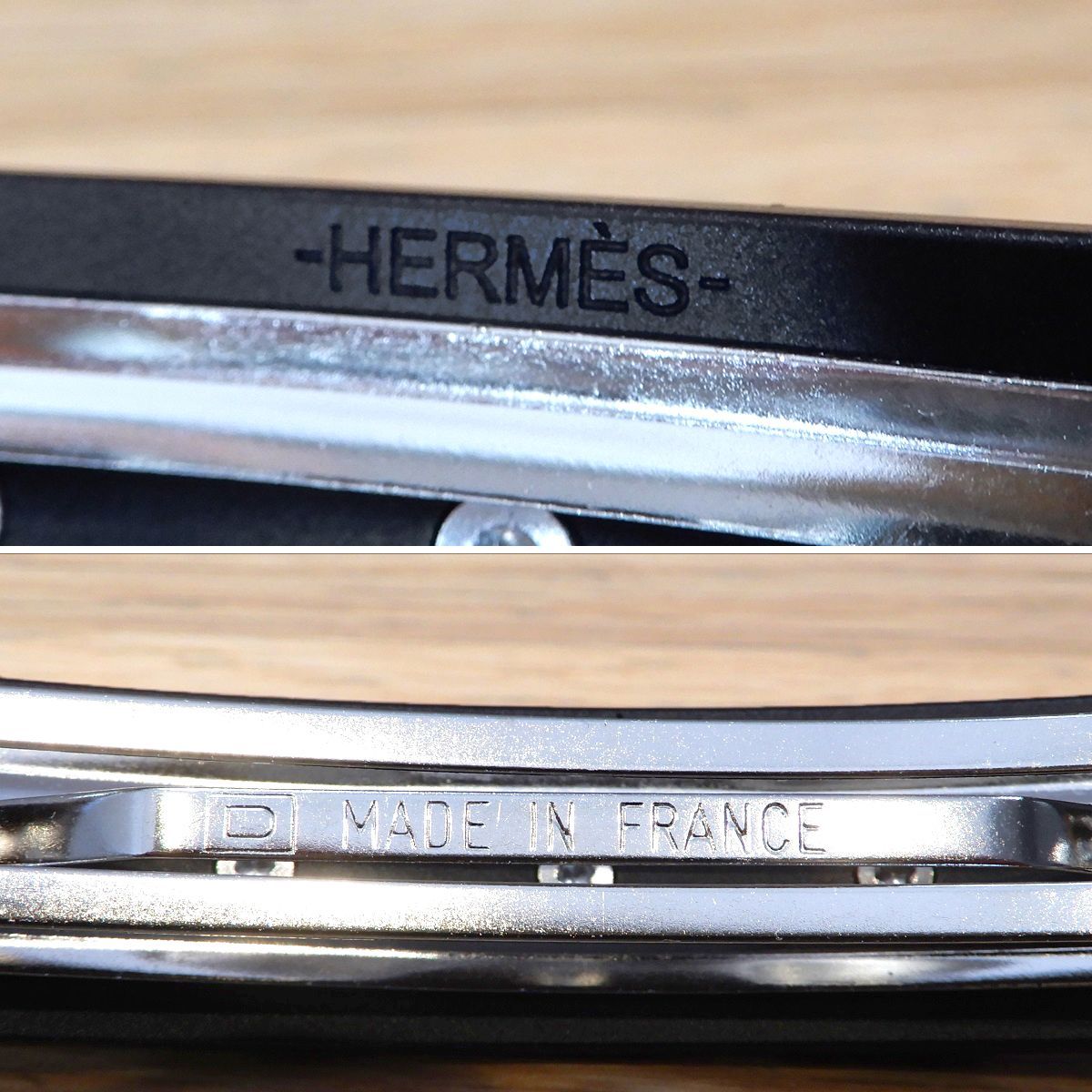 新品同様】エルメス コリエドシアン カプリスGM バレッタ マット