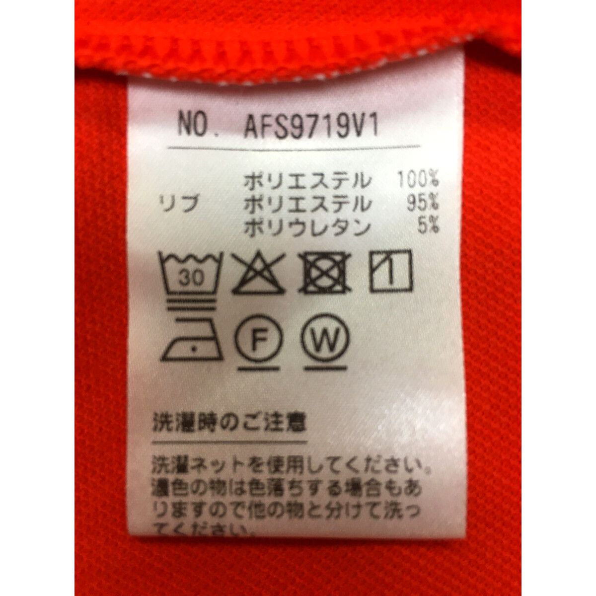 coco 未使用品 アンパスィ and per se レディース 半袖ポロシャツ L 赤 レッド ロゴ柄 未使用品 レディース アンパスィ and per se 半袖ポロシャツ L