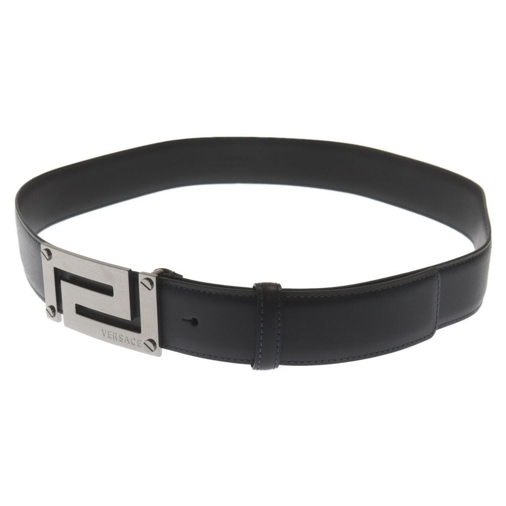 ヴェルサーチ レザー グレカ エンボス加工 35MM ベルト 100/40 グレカ