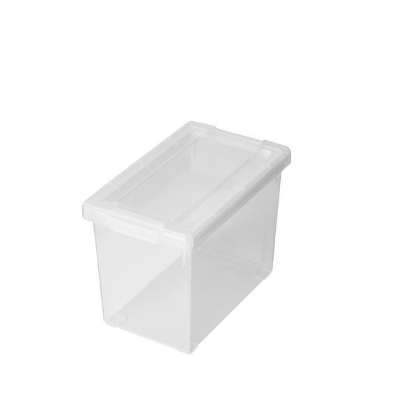 まとめ フタ付き 収納ボックス プラスチックケース DVD 仕切り板付き いれと庫 ライト × セット