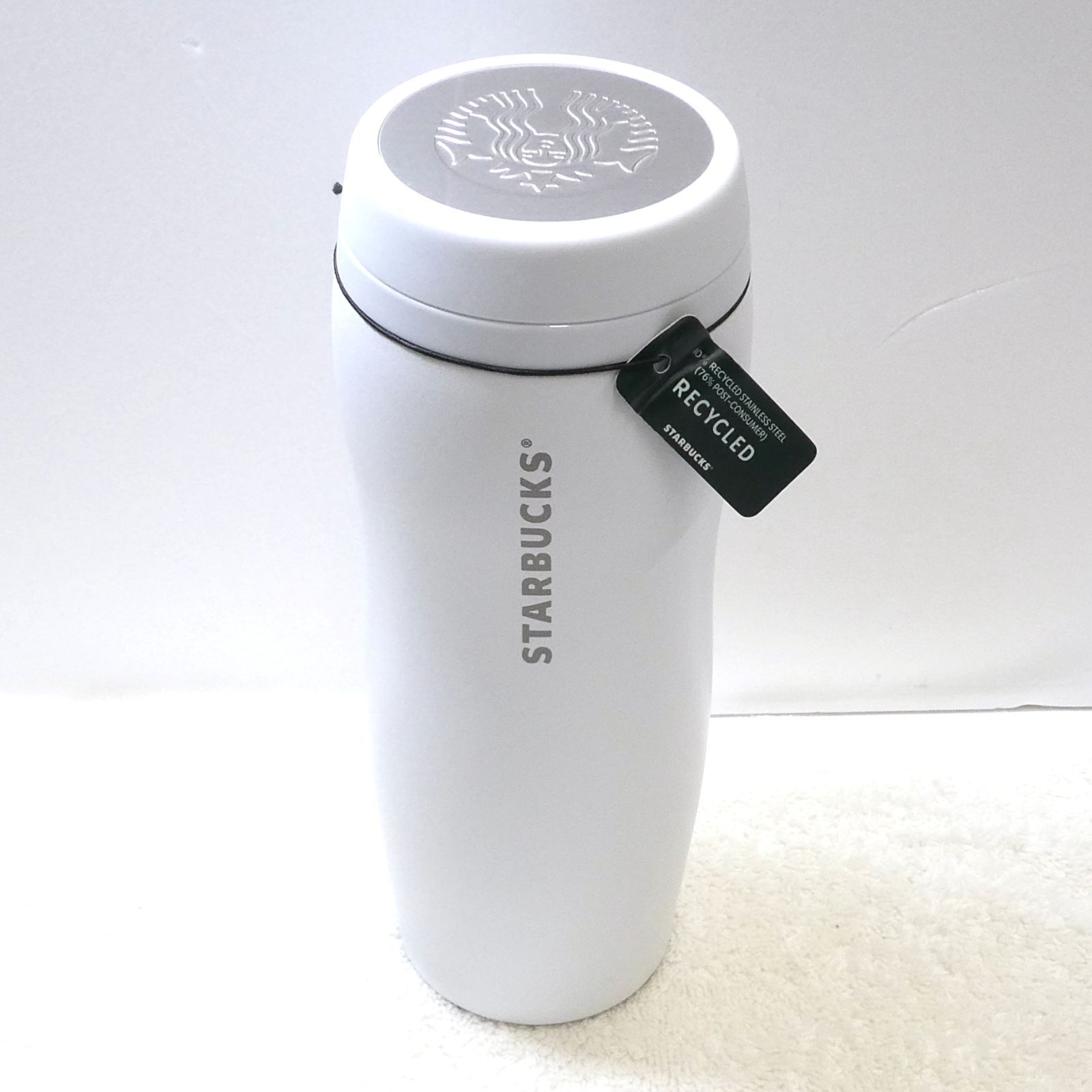 【新品未使用】STARBUCKS カーヴドステンレスボトル　355m【箱付き】 Amazon | スターバックス カーヴド ステンレス ボトル マット