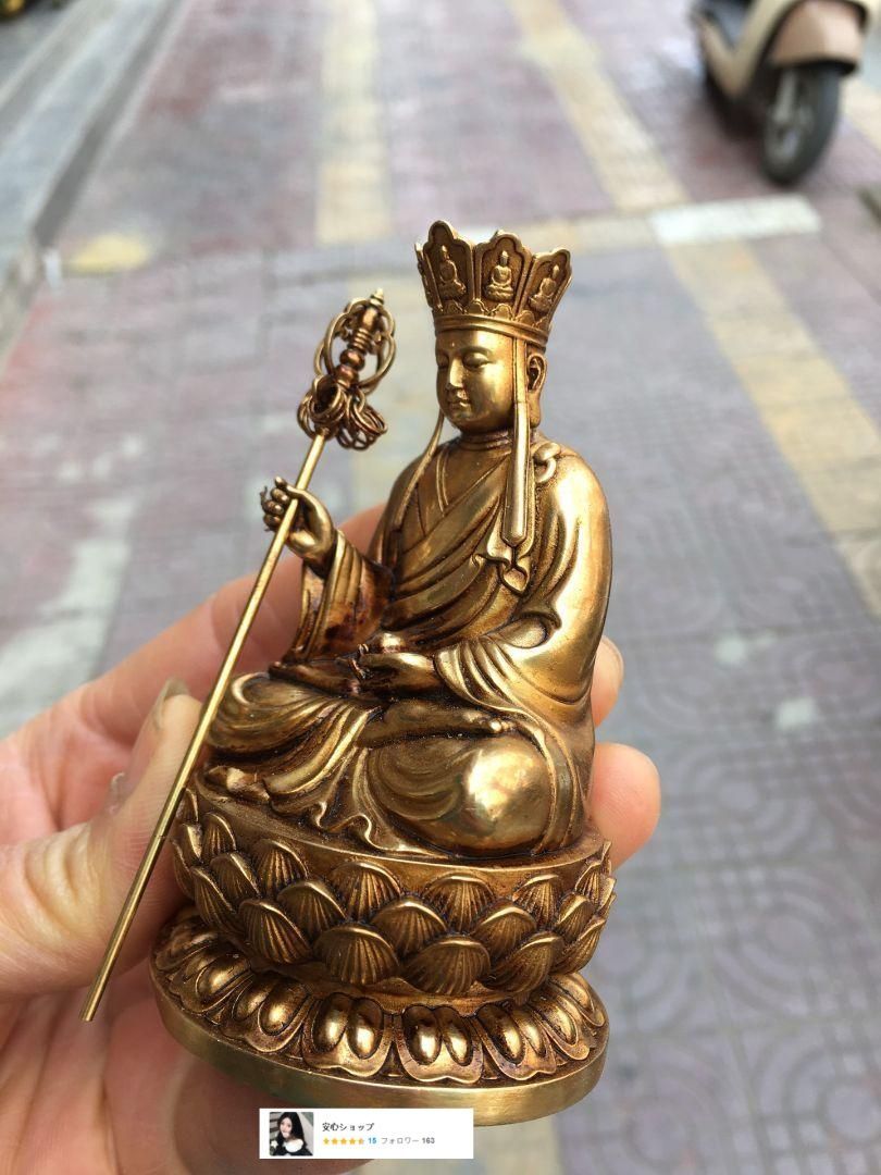 地蔵 菩薩 観音 銅製 仏像 彫刻 置物 開運 風水 - メルカリ