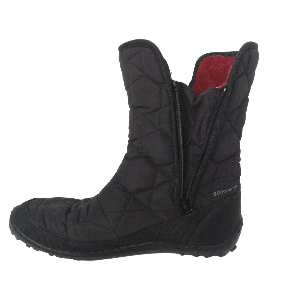 Columbia コロンビア 防水キルティングショートブーツ ブラック 23cm columbia(コロンビア) ショートブーツ 23.5 レディース - 黒