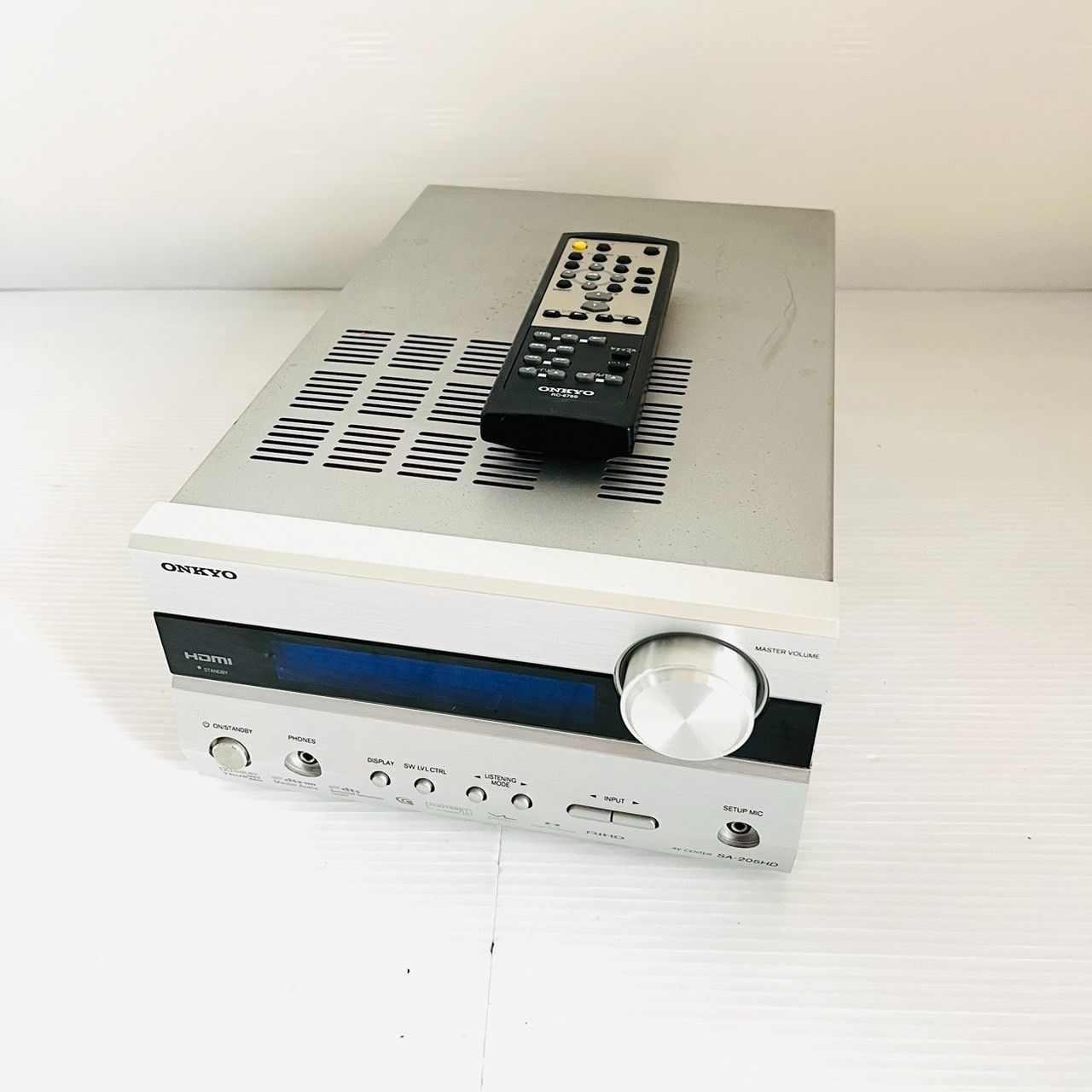 【美品】ONKYO 5.1ch対応　AVアンプ　SA-205HD オンキヨー Amazon.co.jp: ONKYO AVセンター SA-205HD(S) : 家電＆カメラ