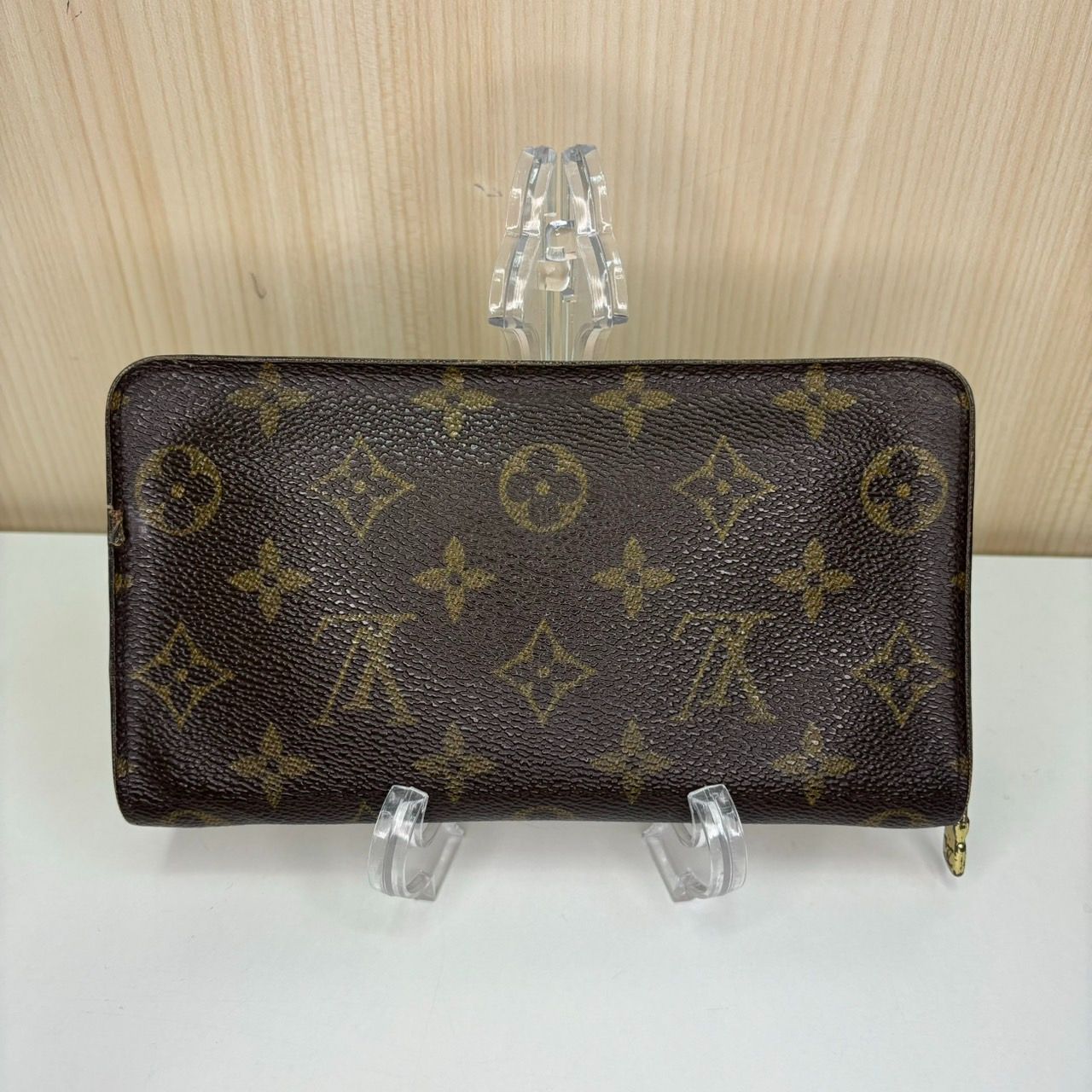 LOUIS VUITTON ルイヴィトン ポルトモネ ジップ ラウンドファスナー 長 ...