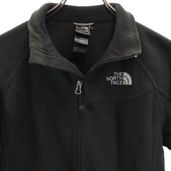 ノースフェイス アウトドア フリース S チャコールブラック系 THE NORTH FACE ジャケット ロゴ WINDWALL レディース 【中古】  【231003】