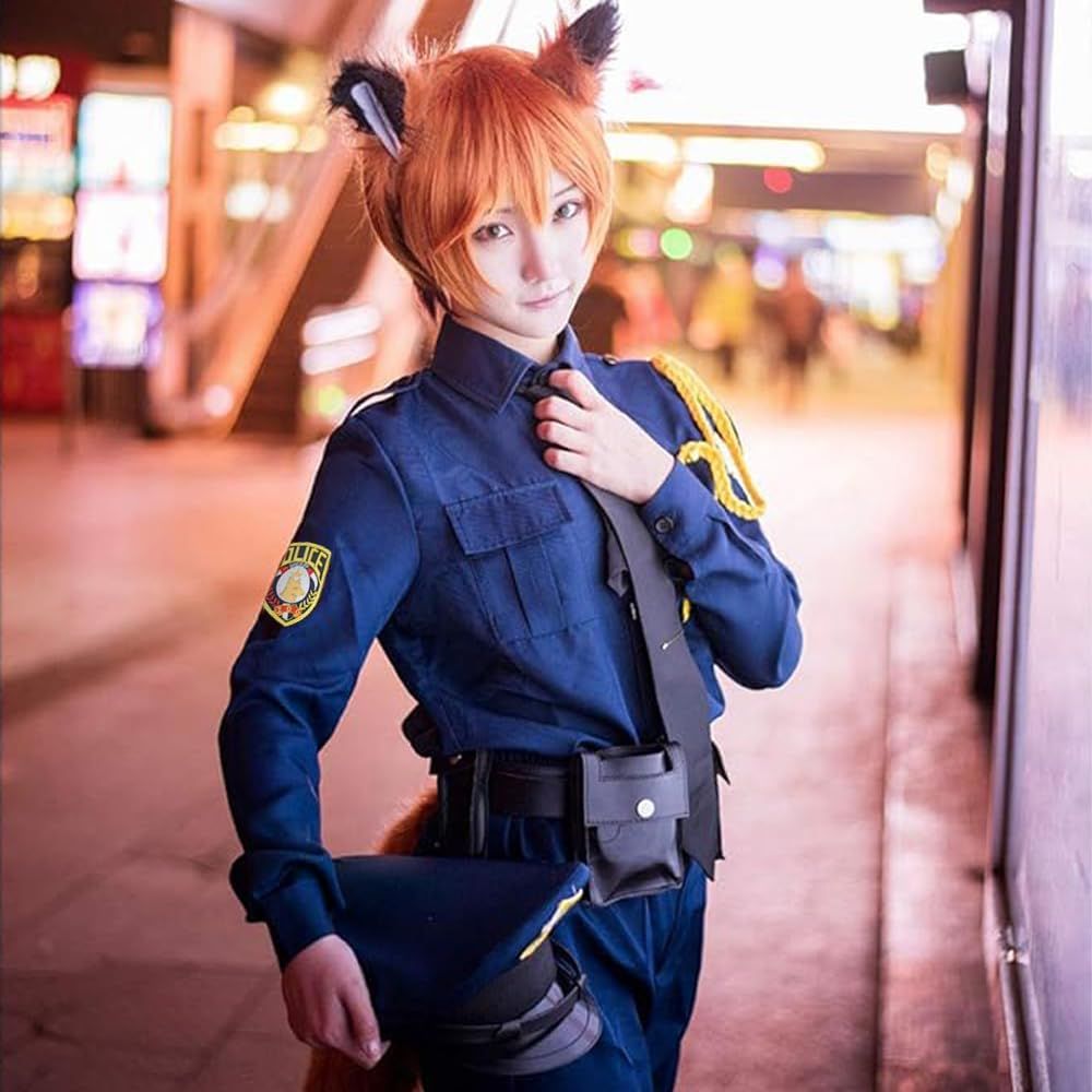 nestvcos 狐 兎 ウサギ コスプレ 警察服 コスチューム 制服 イベント コスチュームセット ハロウィン風 コスチューム衣装 学園祭 お祭り 撮影 クリスマス ハロウィン 遊園地 人気キャラクター 狐 兎 ウサギ