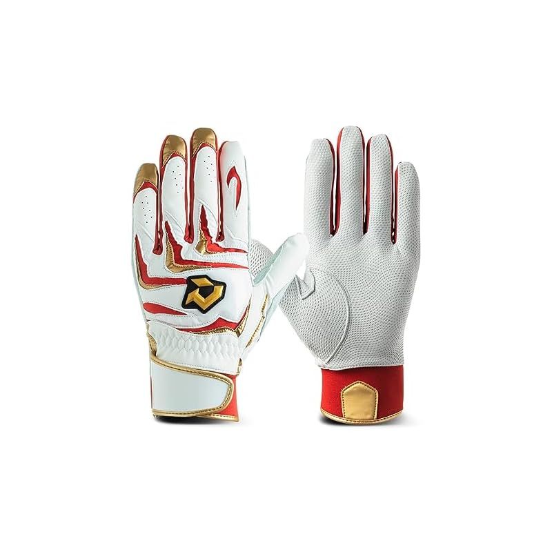 DeMARINI(ディマリニ) バッティンググラブ 両手用 DM-PRO1 WB5745303S ホワイト×レッド S 1