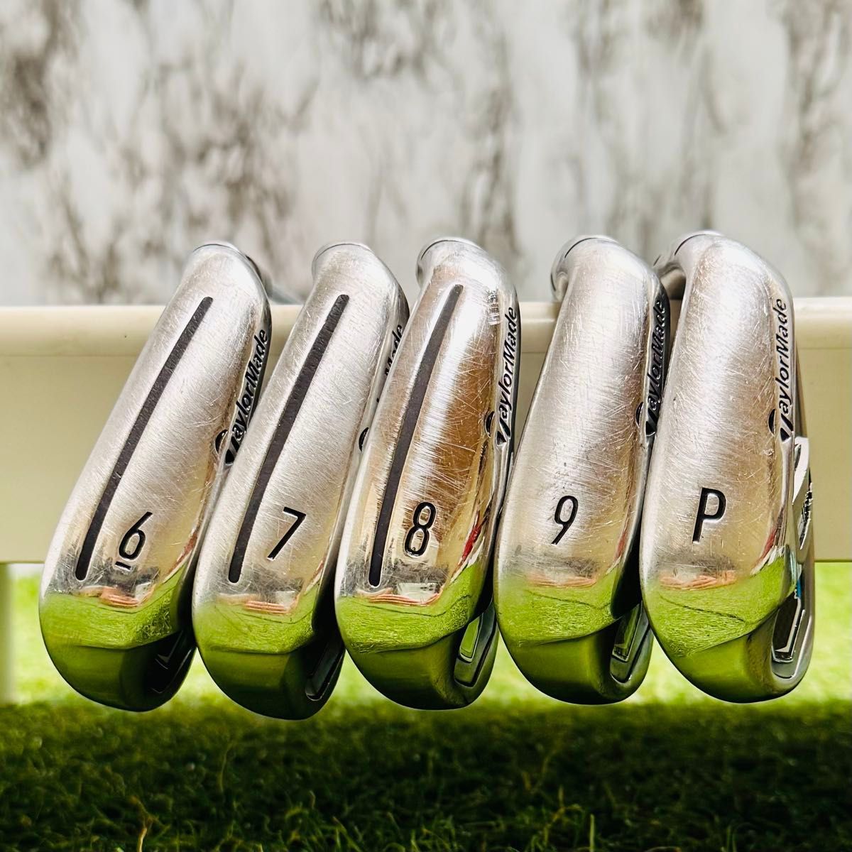 良品】テーラーメイド シム2マックス OS メンズアイアンセット 5本 S