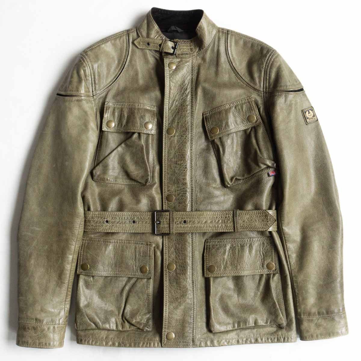 Belstaff レザー モーターサイクルジャケット イタリア製 2301331