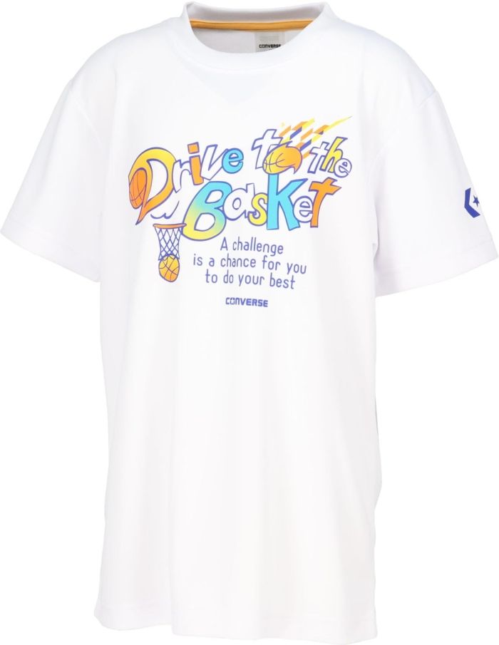 【新品・4営業日で発送】コンバース 4F_JRプリントTシャツ (CB442353) 色 : ホワイト サイズ : 160 