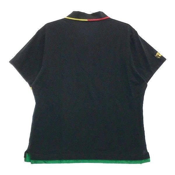 DANCE WITH DRAGON ダンスウィズドラゴン 半袖ポロシャツ スカル刺繍