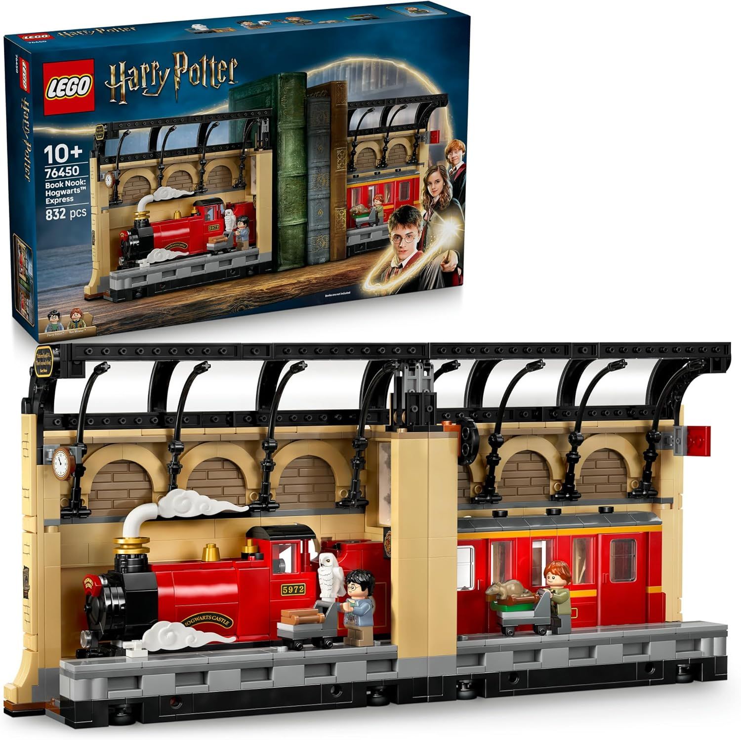 レゴ LEGO ハリー ポッター ブックスタンド ホグワーツ特急 おもちゃ 玩具 誕生日 プレゼント ブロック 男の子 女の子 子供 10歳 11歳 12歳 小学生 ハリーポッター グッズ 電車 乗り物 母 父 76450