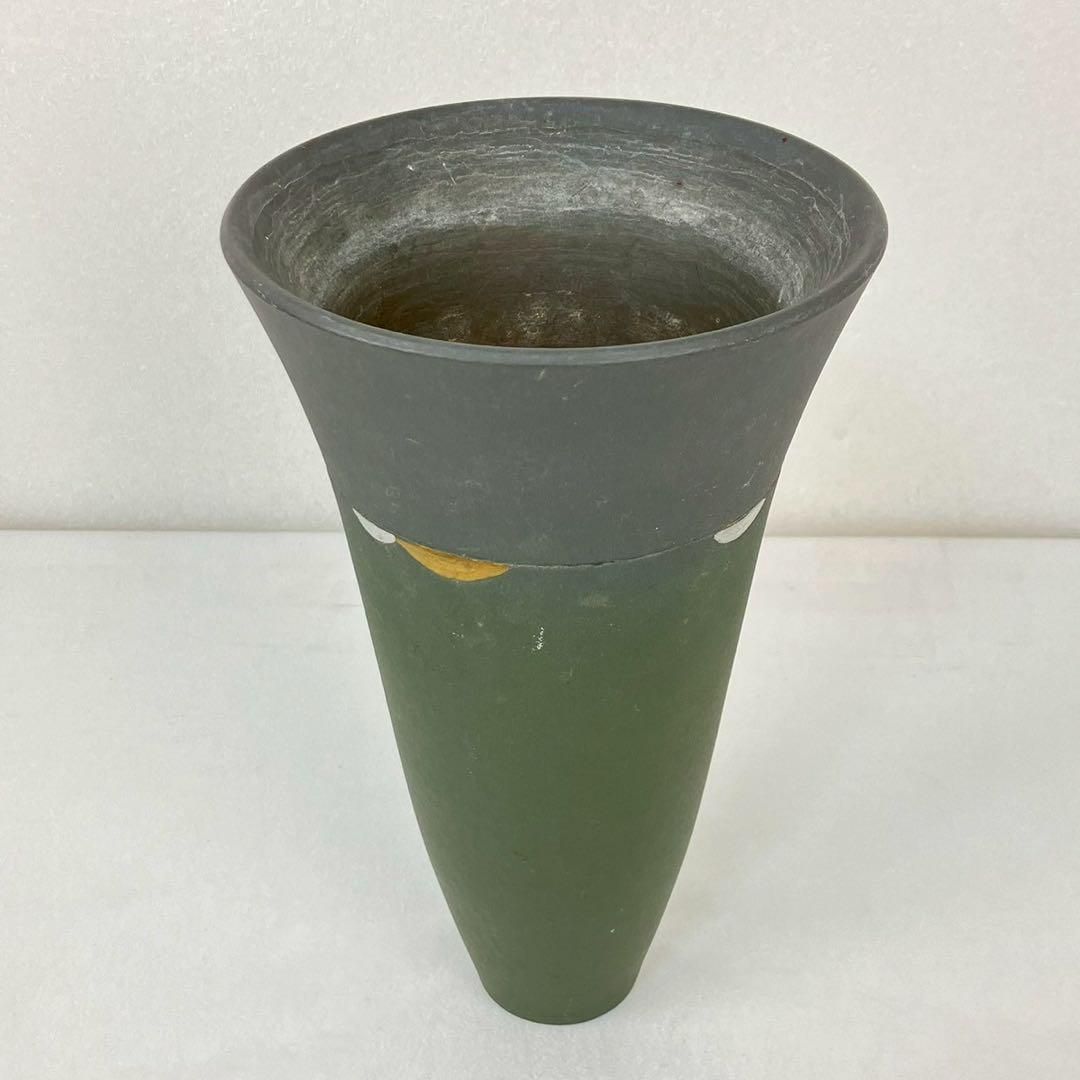 池坊 いけばな やや大きめ花器 清水焼 京焼 華道具